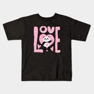 panda bear Kids T-Shirt